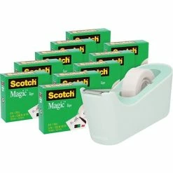 Best Pirce 🌟 Clear Tape Scotch® Desktop Dispenser W/Tape, Green Mint (MMM810K10C18MNT) 🔔 -Tape Fasteners & Adhesives Sales unnamed file 1004