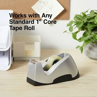 Best deal ❤️ Staples Tape Dispensers Executive Desktop Tape Dispenser, Silver 🧨 2 Best deal ❤️ Staples Tape Dispensers Executive Desktop Tape Dispenser, Silver 🧨 - Image 2