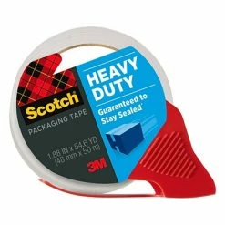 Top 10 ✨ Tape Dispenser W Tape Scotch® Heavy Duty Shipping Packing Tape With Dispenser, 1.88" X 54.6 Yds., Clear (3850-RD) 🌟