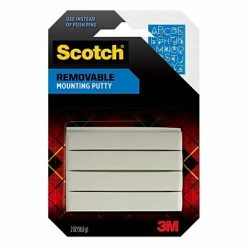 Hot Sale 💯 Adhesive Putty Scotch® Removable Mounting Putty, 2 Oz., White (860) 😍