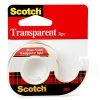 Brand new 🥰 Clear Tape Scotch® Transparent Tape, W/Built In Refillable Dispenser, 1/2" X 12.5 Yds., 1 Roll (144) 😀