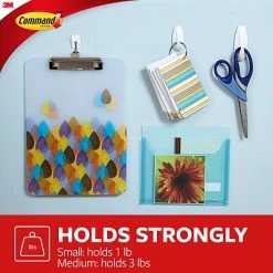 Cheap 🤩 Command™ Wire Hooks With Clear Adhesive Command™ Small And Medium Designer Hooks Value Pack, White, 2 Small And 2 Medium/Pack (17081-2VPES) 👏 -Tape Fasteners & Adhesives Sales unnamed file 1073