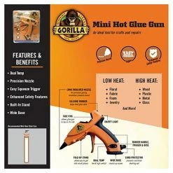 Outlet 💯 Glue & Glue Sticks Gorilla Dual Temp Mini Glue Gun, Orange/Black (8401502 ) ✔️ 12 Outlet 💯 Glue & Glue Sticks Gorilla Dual Temp Mini Glue Gun, Orange/Black (8401502 ) ✔️ -Tape Fasteners & Adhesives Sales unnamed file 1090