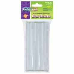 Promo 🛒 Hot Glue Sticks Chenille Kraft Kraft Refill Glue Sticks, 2.12 Oz., 6/Pack (CK-3351) 🥰