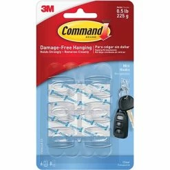 Top 10 🎁 Command™ Clear Hooks Command™ Mini Hooks, Clear, 6/Pack (17006CLR-ES) ✨