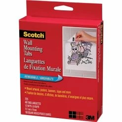 Budget ❤️ Scotch® Wall Mounting Tabs, 1/2x3/4", 480 Tabs ⭐