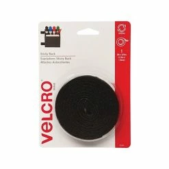 Buy ⭐ Hook And Loop Fastener Tape Velcro® Brand 3/4" X 5' Sticky Back Hook & Loop Fastener Roll, Black (90086) 🔔
