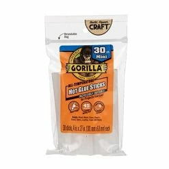Best Pirce 🛒 Glue & Glue Sticks Gorilla Glue Sticks, Clear/Opaque, 30/Pack (3023003) ⌛