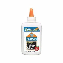 Outlet ✨ All Purpose & School Glue Elmer's School Washable School Glue, 4 Oz., White (E304NR) ⭐