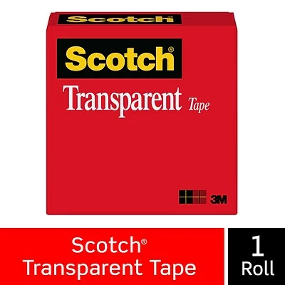 Cheap 🎉 Clear Tape Scotch® Transparent Tape Refill, 3/4" X 36 Yds., 1 Roll (600) 🛒 2 Cheap 🎉 Clear Tape Scotch® Transparent Tape Refill, 3/4" X 36 Yds., 1 Roll (600) 🛒 - Image 2