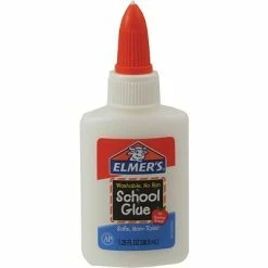 Deals ✔️ All Purpose & School Glue Elmer's WashableRemovable School Glue, 1.25 Oz., Tan (E301) 💯