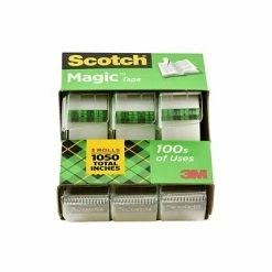 Outlet 🎁 Scotch® Magic™ Greener Invisible Tape With Refillable Dispenser, 3/4" X 8.33 Yds., 3 Rolls (3105) ✨ -Tape Fasteners & Adhesives Sales unnamed file 132