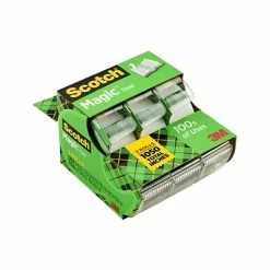 Outlet 🎁 Scotch® Magic™ Greener Invisible Tape With Refillable Dispenser, 3/4" X 8.33 Yds., 3 Rolls (3105) ✨ -Tape Fasteners & Adhesives Sales unnamed file 133