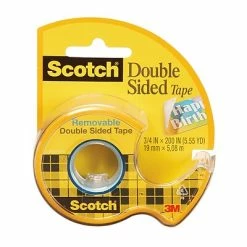 Tape Fasteners & Adhesives Sales 8 Best deal ⌛ Double Sided Clear Tape Scotch® Removable Double Sided Tape W/Refillable Dispenser, 3/4" X 11.11 Yds., 1" Core, 1 Roll (667) 😀