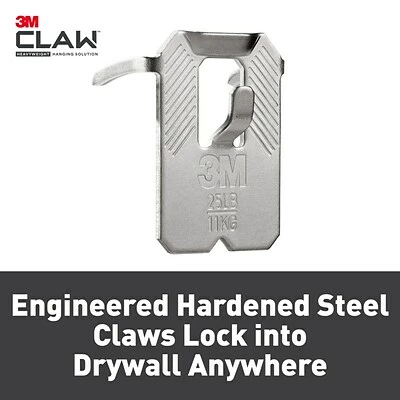 Brand new 😉 Command Hooks & Hanging Strips 3M CLAW™ Drywall Picture Hanger With Temporary Spot Marker, Holds 25 Lbs, 4 Hangers, 4 Markers/Pack (3PH25M4ES) 🛒 5 Brand new 😉 Command Hooks & Hanging Strips 3M CLAW™ Drywall Picture Hanger With Temporary Spot Marker, Holds 25 Lbs, 4 Hangers, 4 Markers/Pack (3PH25M4ES) 🛒 - Image 5