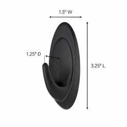 Budget 🧨 Command™ Outdoor Hooks Command™ Outdoor Medium Terrace Hooks, Slate, 2 Hooks (17086S-AWES) 🥰 -Tape Fasteners & Adhesives Sales unnamed file 1496