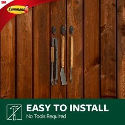 Budget 🧨 Command™ Outdoor Hooks Command™ Outdoor Medium Terrace Hooks, Slate, 2 Hooks (17086S-AWES) 🥰 -Tape Fasteners & Adhesives Sales unnamed file 1500