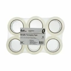 Cheapest 🛒 Quill Brand® Acrylic Packaging Tape, 1.8 Mil, 2" X 110 Yds., Clear, 6/Pack (ST-QA18L6) 🥰