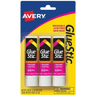 Buy ✨ Avery Glue Sticks, 0.26 Oz., 3/Pack (00164) 👏 1 Buy ✨ Avery Glue Sticks, 0.26 Oz., 3/Pack (00164) 👏