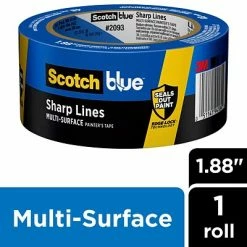Best reviews of 🧨 Scotch-Brite Painters Tape ScotchBlue™ Sharp Lines Multi-Surface Painter's Tape, 1.88" X 60 Yds., Medium Adhesive, Blue (2093-48EC) 🎁