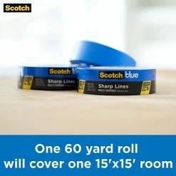 Best reviews of 𧨠Scotch-Brite Painters Tape ScotchBlue⢠Sharp Lines Multi-Surface Painter's Tape, 1.88" X 60 Yds., Medium Adhesive, Blue (2093-48EC) đ 14 Best reviews of 𧨠Scotch-Brite Painters Tape ScotchBlue⢠Sharp Lines Multi-Surface Painter's Tape, 1.88" X 60 Yds., Medium Adhesive, Blue (2093-48EC) đ -Tape Fasteners & Adhesives Sales unnamed file 1576