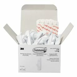 Cheapest ❤️ Command™ Adhesive Hooks Command™ Medium Utility Hooks, White, 37 Hooks (17001-S37NA) 🤩
