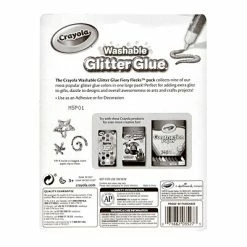 New 🔔 Glue & Glue Sticks Crayola Glitter WashableRemovable Craft Glue, 0.35 Oz., White (69-3527) 🔥 -Tape Fasteners & Adhesives Sales unnamed file 1650