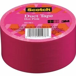 Cheap 😍 Scotch® Colored Duct Tape Scotch® Duct Tape, 1.88" X 20 Yds., Pink (920-PNK-C) 😍
