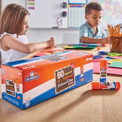 Flash Sale 🎉 Elmer's All Purpose School Glue Sticks, 0.24 Oz., 60/Pack (E501) 👍 3 Flash Sale 🎉 Elmer's All Purpose School Glue Sticks, 0.24 Oz., 60/Pack (E501) 👍 - Image 3