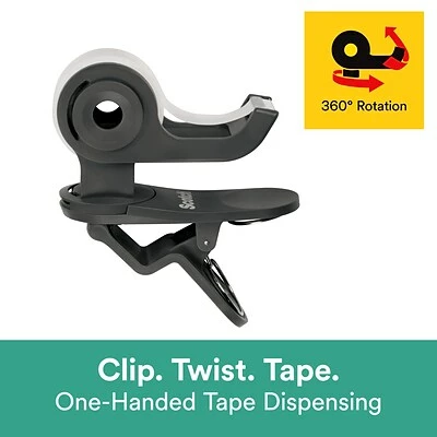Buy ❤️ 3M Tape Dispensers Scotch™ Clip & Twist Desktop Tape Dispenser, Gray (C19-CLIP) 😉 2 Buy ❤️ 3M Tape Dispensers Scotch™ Clip & Twist Desktop Tape Dispenser, Gray (C19-CLIP) 😉 - Image 2
