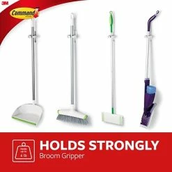 Deals 😍 Command™ Adhesive Hooks Command™ Large Broom And Mop Gripper, White/Gray, Each (17007-ES) ⭐ -Tape Fasteners & Adhesives Sales unnamed file 1696
