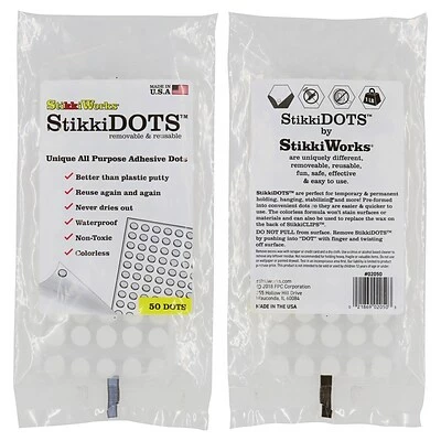 Best Pirce 🤩 Stikki Wax StikkiWorks StikkiWax Removable Glue Dots, , 6/Pack (STK02050) 🛒 2 Best Pirce 🤩 Stikki Wax StikkiWorks StikkiWax Removable Glue Dots, , 6/Pack (STK02050) 🛒 - Image 2