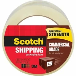 Best deal 🌟 Hot Melt Tapes Scotch® Commercial Grade Shipping Packing Tape, 1.88" X 54.6 Yds., Clear (3750) 🎉