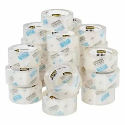 Hot Sale 🧨 Hot Melt Tapes Scotch® Heavy Duty Shipping Packing Tape, 1.88" X 54.6 Yds., Clear, 36 Rolls (3850-CS36) 🤩