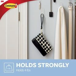 Best Sale ✔️ Command™ Clear Hooks Command™ Large Clear Hook With Clear Strips, 1/Pack 😀 -Tape Fasteners & Adhesives Sales unnamed file 1782