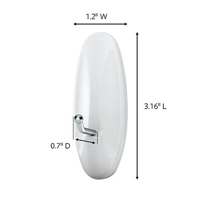 Cheapest đ Command⢠Adhesive Hooks Command⢠Medium Wire Hooks, White, 2/Pack (17068) đ 3 Cheapest đ Command⢠Adhesive Hooks Command⢠Medium Wire Hooks, White, 2/Pack (17068) đ - Image 3