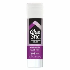 Best Sale 😍 Avery Glue Stic Washable Glue Sticks, 1.27 Oz., Purple (00226) 🌟