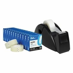 Deals 👍 Quill Brand® Invisible Tape, 12/Pack & Quill Brand® Contour Tape Dispenser - Special Offer! 🥰
