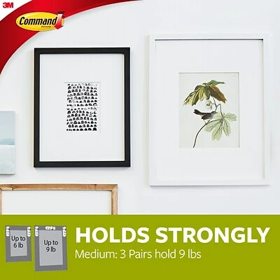 Promo đ Command⢠Picture Hanging And Poster Strips Command⢠Medium Picture Hanging Strips, White, 6 Sets (17204ES) â 5 Promo đ Command⢠Picture Hanging And Poster Strips Command⢠Medium Picture Hanging Strips, White, 6 Sets (17204ES) â - Image 5