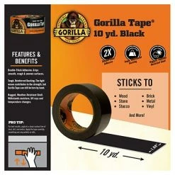 Flash Sale 😉 Gorilla Duct Tape, 1.88" X 10 Yds., Black (105462) 💯 16 Flash Sale 😉 Gorilla Duct Tape, 1.88" X 10 Yds., Black (105462) 💯 -Tape Fasteners & Adhesives Sales unnamed file 2003