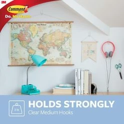 Top 10 🛒 Command™ Clear Hooks Command™ Medium Hooks, Clear, 2/Pack (17091CLR-ES) 🔥 -Tape Fasteners & Adhesives Sales unnamed file 2007
