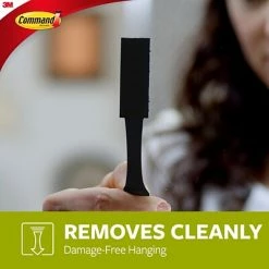 New 👍 Command™ Picture Hanging And Poster Strips Command™ Medium Picture Hanging Strips, Black, 4 Sets (17201BLK-ES) 🤩 -Tape Fasteners & Adhesives Sales unnamed file 2031