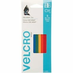 Promo ✔️ Hook And Loop Fasteners VELCRO® Fasteners, 1/2"x8" Straps, Assorted Colors 😉