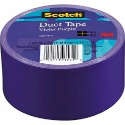 Cheapest ⌛ Scotch® Colored Duct Tape Scotch® Duct Tape, 1.88" X 20 Yds., Purple (920-BLK-C) 🎁