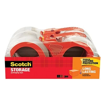 Hot Sale ✨ Tape Dispenser W Tape Scotch® Long Lasting Moving & Storage Packing Tape With Refillable Dispensers, 1.88" X 38.2 Yds., Clear, 4 Rolls (3650S-4RD) 🔔 1 Hot Sale ✨ Tape Dispenser W Tape Scotch® Long Lasting Moving & Storage Packing Tape With Refillable Dispensers, 1.88" X 38.2 Yds., Clear, 4 Rolls (3650S-4RD) 🔔