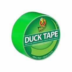 Outlet 👏 Duck Heavy Duty Duct Tape, 1.88" X 15 Yds., Neon Green (1265018) 🎁