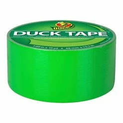 Outlet 👏 Duck Heavy Duty Duct Tape, 1.88" X 15 Yds., Neon Green (1265018) 🎁 -Tape Fasteners & Adhesives Sales unnamed file 2261