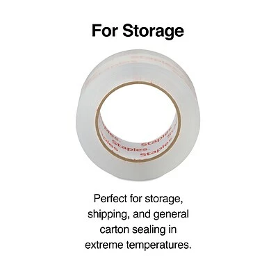 Cheap 🔔 Acrylic Tape Staples Lightweight Moving And Storage Packing Tape, 1.88"W X 109 Yds., Clear, 6 Rolls Pack (ST-A22L-6LW) ⌛ 3 Cheap 🔔 Acrylic Tape Staples Lightweight Moving And Storage Packing Tape, 1.88"W X 109 Yds., Clear, 6 Rolls Pack (ST-A22L-6LW) ⌛ - Image 3