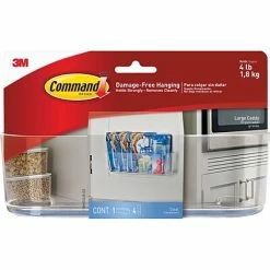 Best deal 🎉 Hooks & Hanging Strips Command™ Large Caddy, Clear (HOM15CLR-ES) 👏