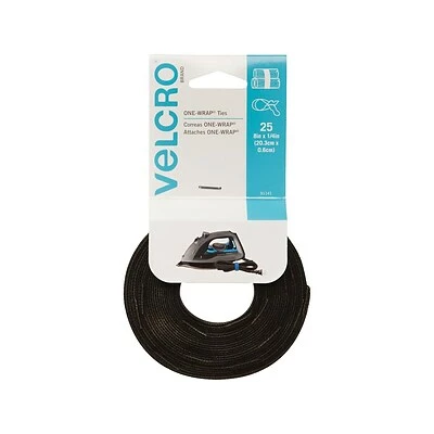 Coupon 🤩 Hook And Loop Fasteners Velcro Brand One-Wrap Thin Cable Ties 1/4" X 8", Black, 25/Pack (91141) 🌟 1 Coupon 🤩 Hook And Loop Fasteners Velcro Brand One-Wrap Thin Cable Ties 1/4" X 8", Black, 25/Pack (91141) 🌟